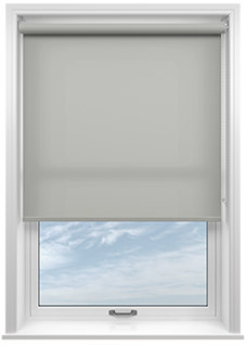 Roma, Grey Nickel - Roller Blind